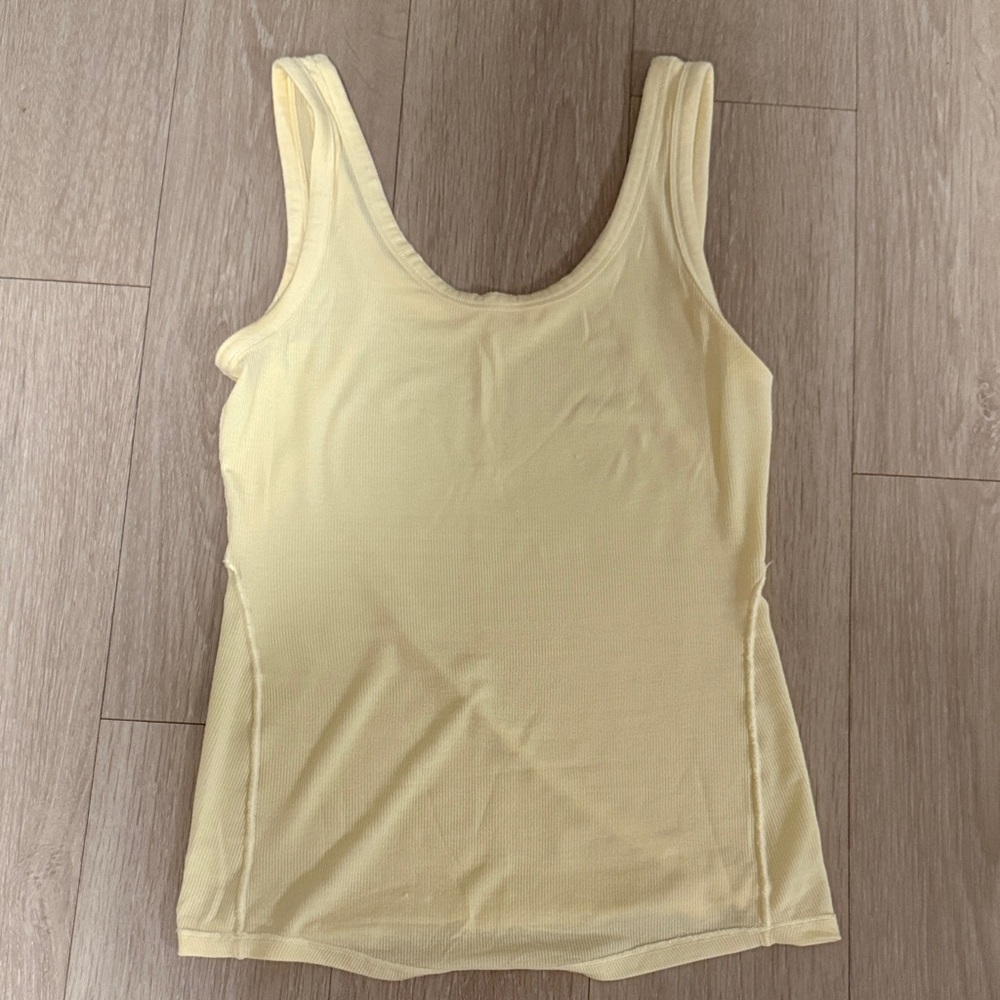 Yellow Lululemon Tank Top